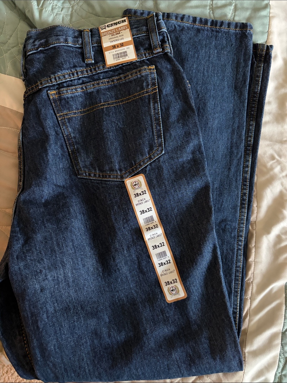 Cinch Men's Dark Blue Relaxed Fit Jeans